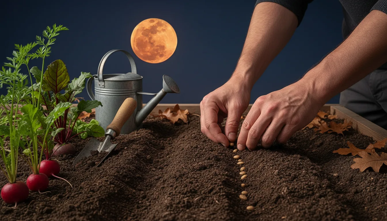 découvrez nos astuces pour réussir vos semis de légumes-racines pendant la lune rousse et garantir une récolte abondante et saine.