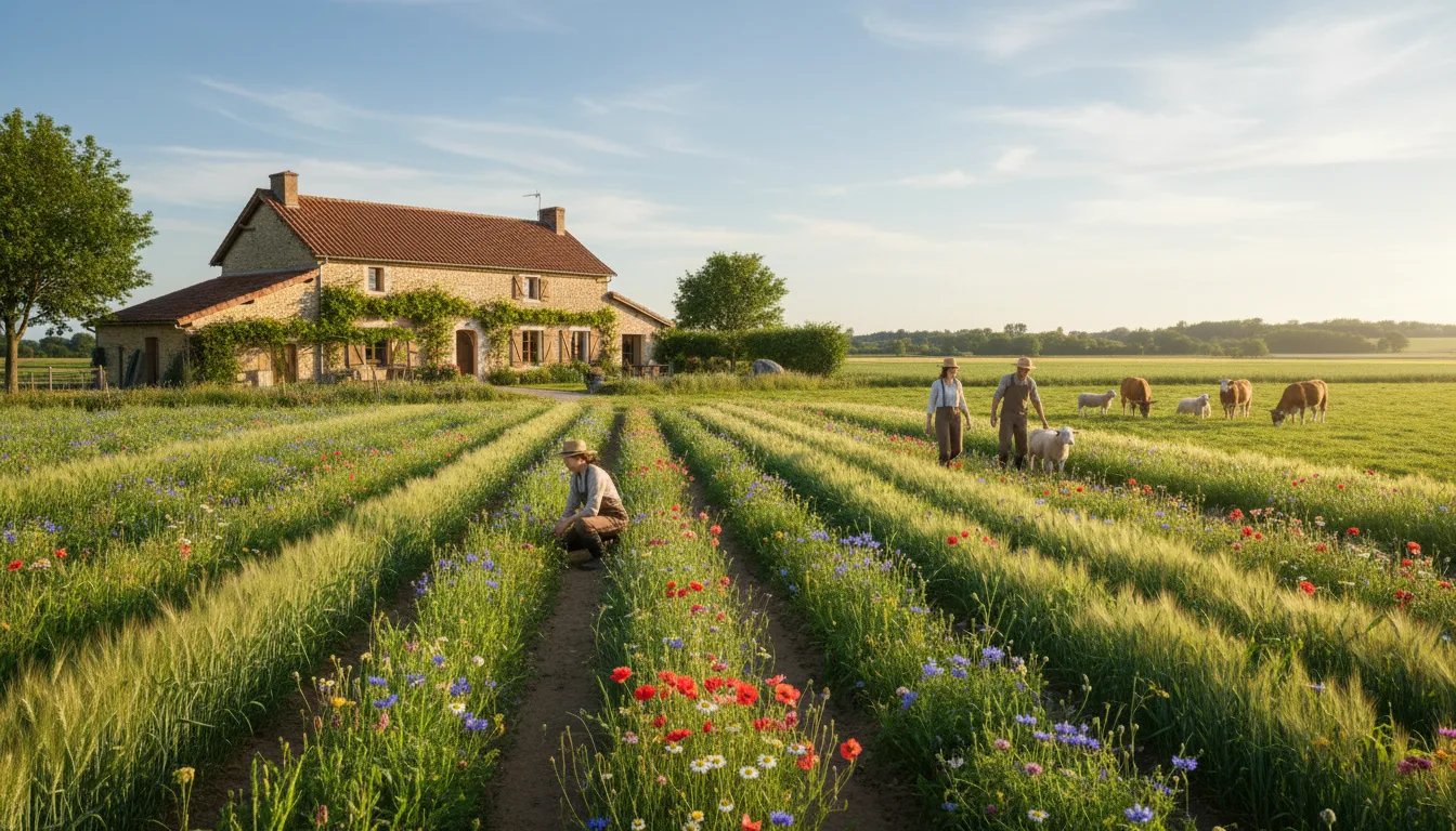 découvrez l'earl les rosaies, un modèle d'agriculture durable et d'élevage respectueux au cœur du berry, alliant tradition et innovation pour préserver l'environnement.