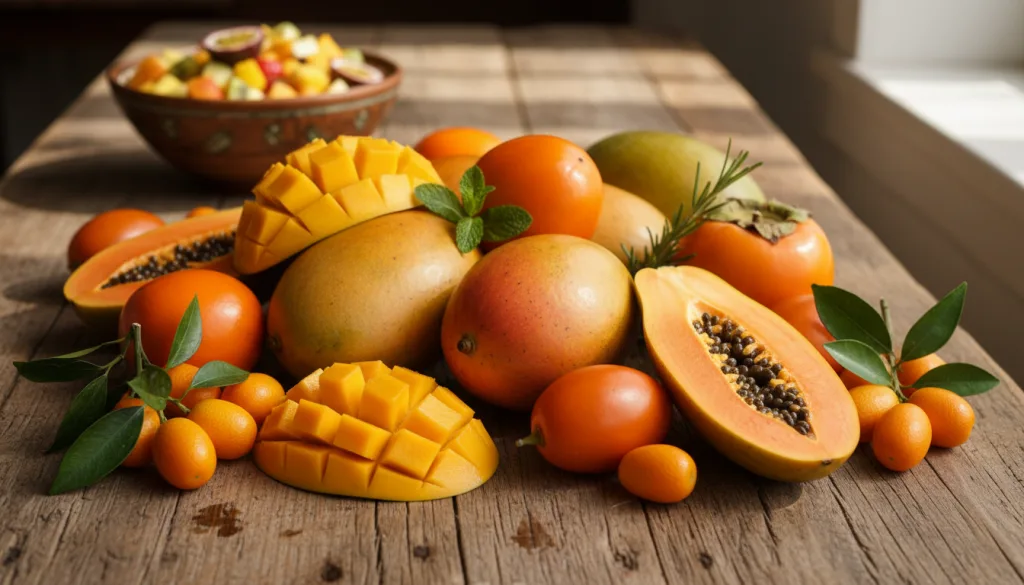 découvrez les fruits exotiques orange : leurs bienfaits pour la santé, des recettes savoureuses et les différentes variétés à explorer pour une alimentation saine et gourmande.