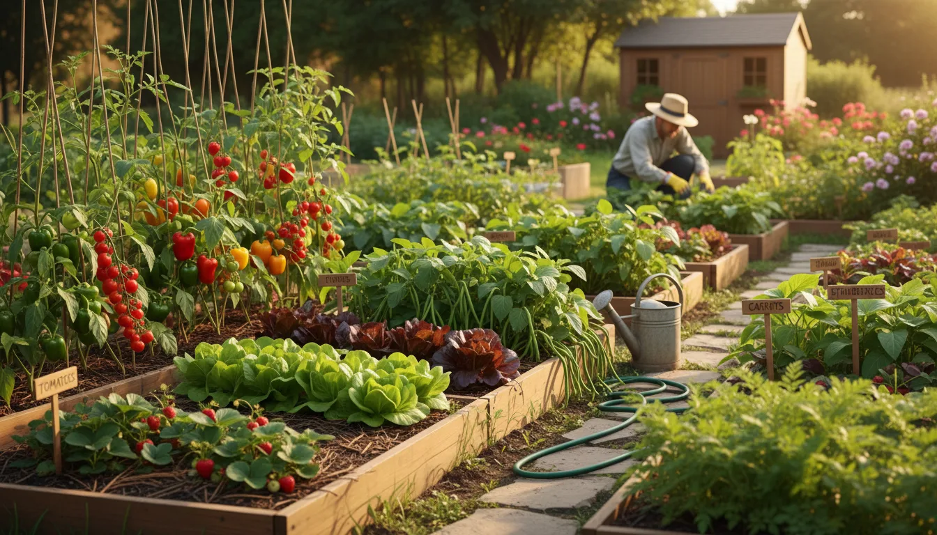découvrez les meilleurs conseils de fruits-legumes.org pour choisir quoi planter dans votre potager et réussir votre jardin potager toute l'année.