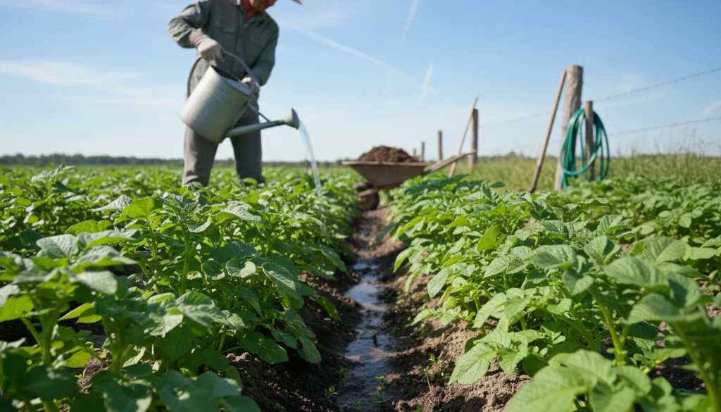 découvrez les meilleures techniques pour arroser vos pommes de terre et garantir une récolte abondante et de qualité. conseils pratiques et astuces pour un jardinage réussi.