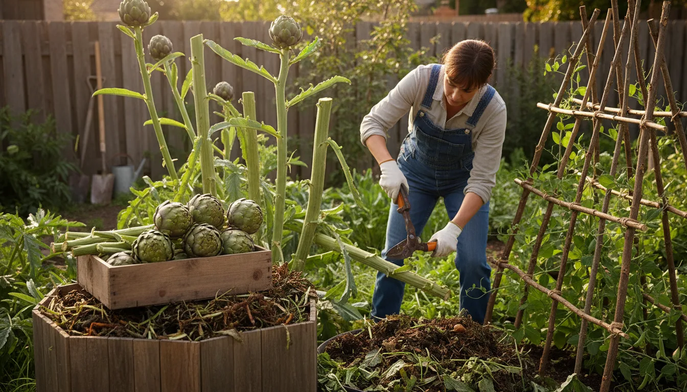 découvrez nos conseils pratiques pour exploiter au mieux les pieds d'artichauts après la récolte et optimiser votre jardin.